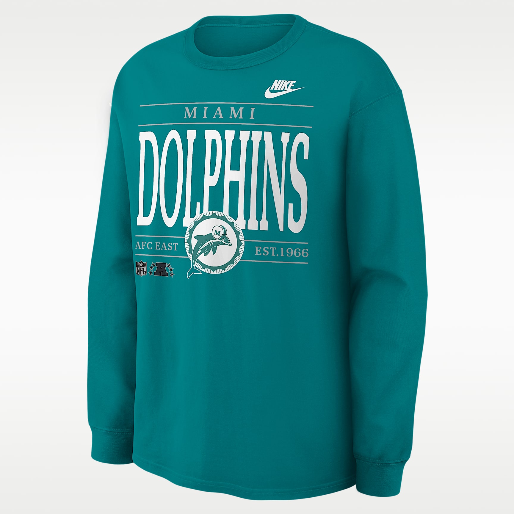 Miami Dolphins Rewind Max90 Men's Nike NFL Long-Sleeve T-Shirt